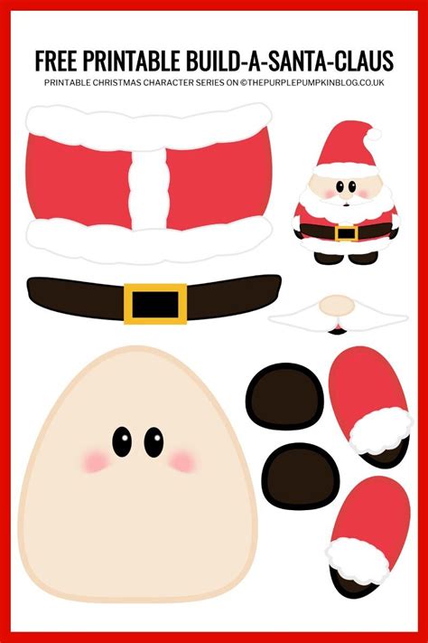 Free Printable Santa Templates For Christmas Fun Military And Veteran