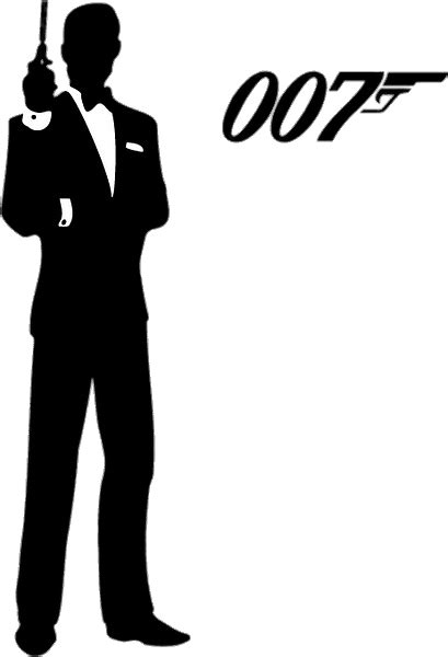 007 James Bond Silhouette Transparent Png Stickpng