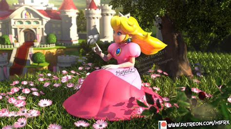 01 The Princess Of The Mushroom Kingdom Peach By Hanxulz On Deviantart