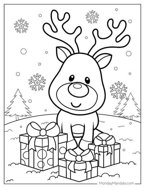 1 000 Christmas Coloring Pages Free Pdf Printables Artofit