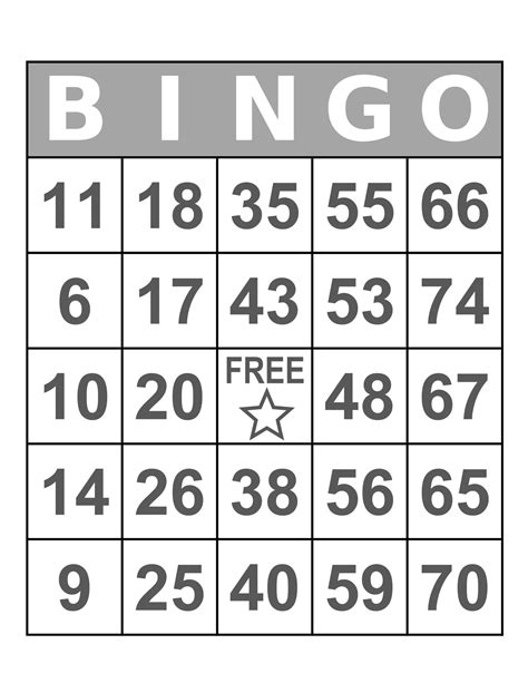 1 10 Bingo Cards Printable Printable Word Searches