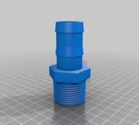 1/2 Barb STL Fittings for Efficient Fluid Dynamics