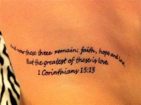 1 Corinthians 13 13 Tattoo Google Search Artsy Pinterest 13