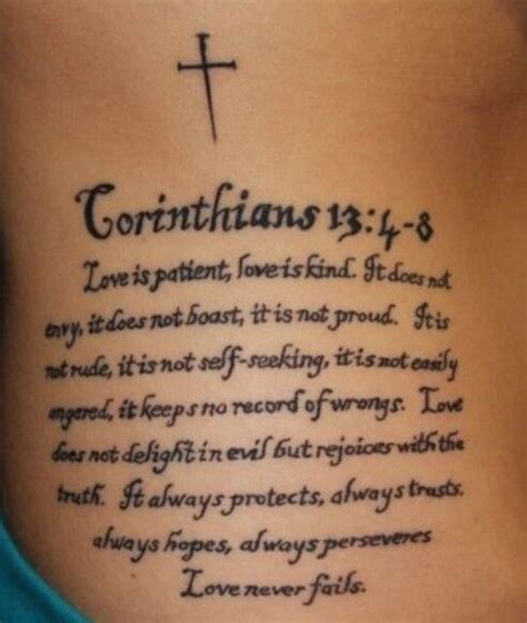 1 Corinthians 13 4 8 Tattoo