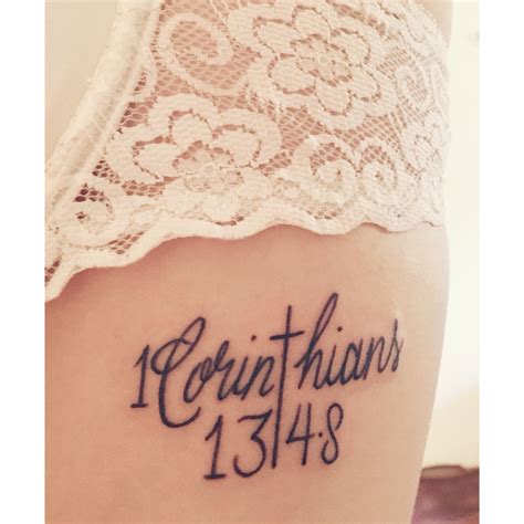 1 Corinthians 13 Tattoo Design Corinthians 13 Self Love Tattoo Corinthians Tattoo 1St