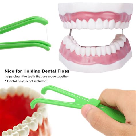 1 Pcs Dental Floss Holders Flosser Handles Makes Flossing Easy Tool Plastic B0y4 Ebay