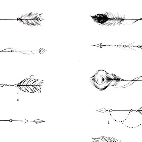 10 Arrows Tattoo Designs Digital Download By Tattoo Artist