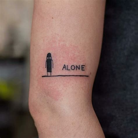 10 Best Alone Tattoo Ideas That Will Blow Your Mind