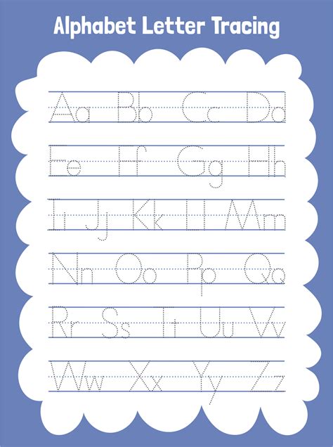 10 Best Kids Letter Tracing Printables Artofit