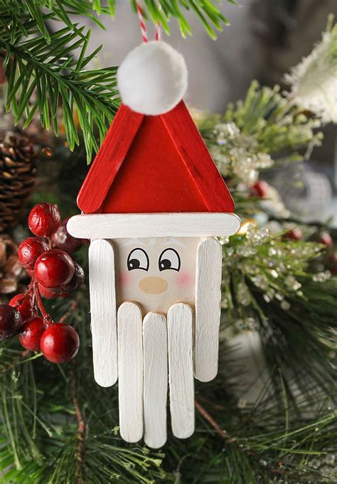 10 Easy Diy Santa Crafts Ornament Ideas For Christmas