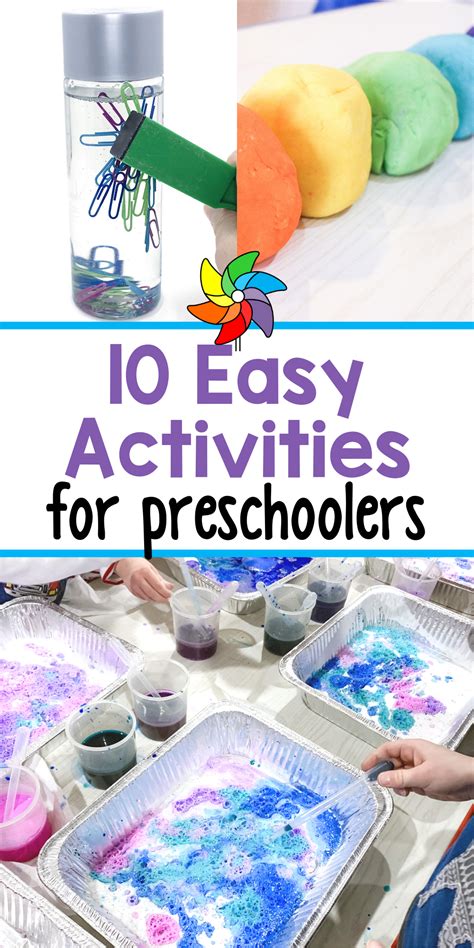 10 Easy Preschool Activities Using Supplies You Already Have