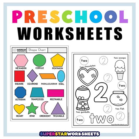 10 Engaging Preschool Worksheets For Your Little Learners Business To Mark