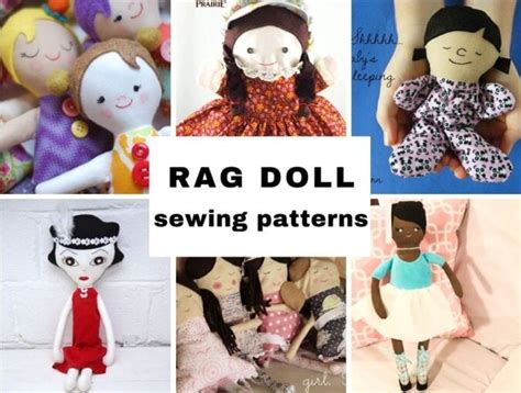 10 Free Rag Doll Patterns To Sew Today Hello Sewing