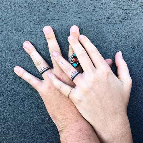 10 Matching Couple Tattoo Ideas For You And Your Lover Ring Finger