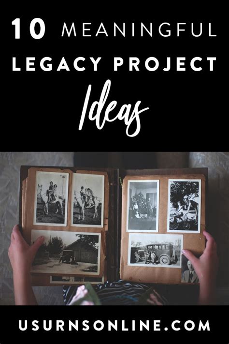 10 Meaningful Legacy Project Ideas Urns Online