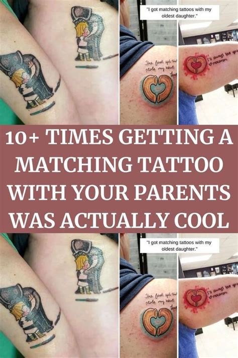 10 Times Getting A Matching Tattoo With Your Parents Was Actually Cool Diply