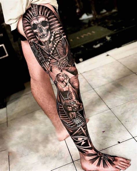 10 Unique Leg Tattoo Ideas For Men 2024