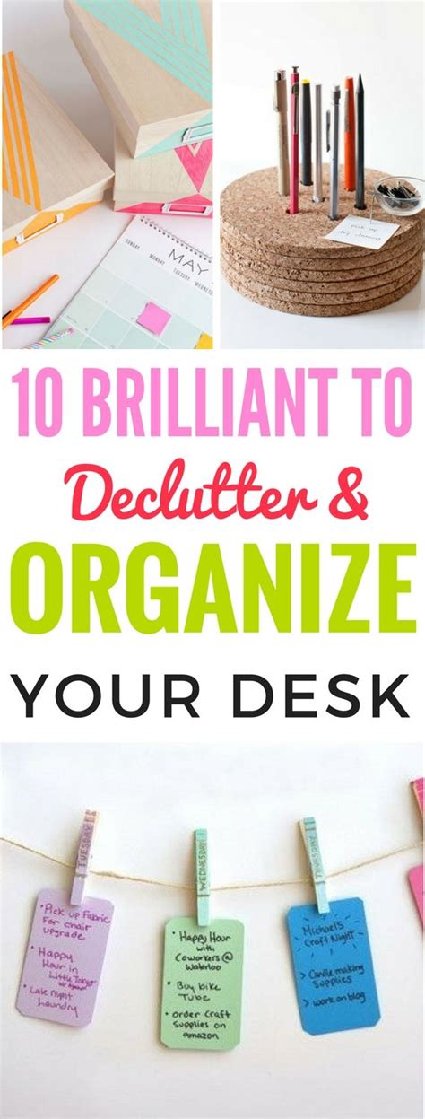 10 Ways To Declutter And Reorganize Your Desk For Ultimate Productivity