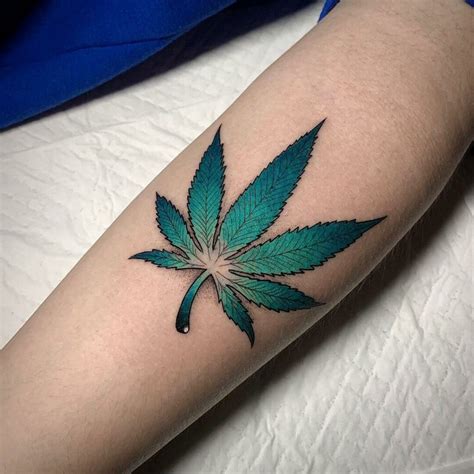 10 Weed Leaf Tattoo Ideas You Have To See To Believe