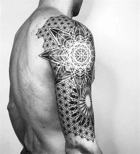 100 Amazing Dotwork Tattoo Ideas That You Ll Love Geometric Tattoo