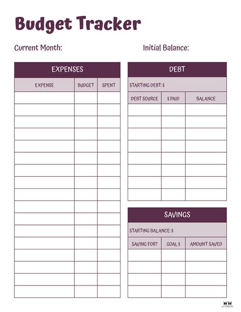 100 Budget Printables Planners And Spreadsheets Ideas In 2023