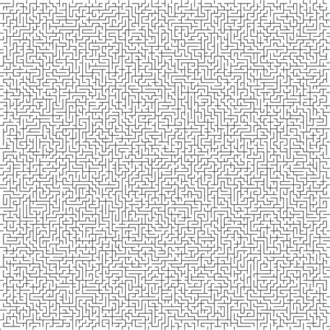 100 By 100 Orthogonal Maze Postimages