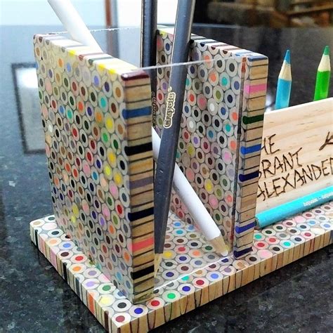 100 Colored Pencil Desk Organizer 22 Steps With Pictures Instructables