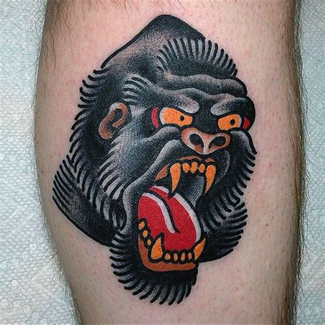 100 Gorilla Tattoo Designs For Men Great Ape Ideas