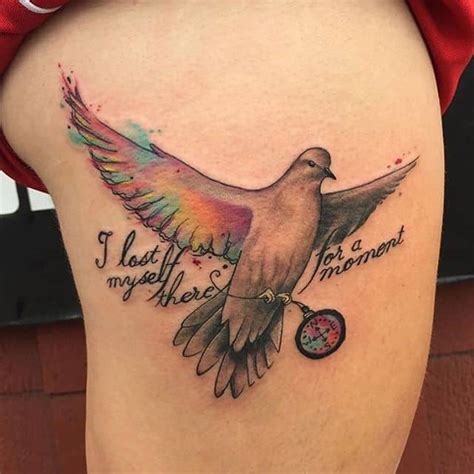 100 Meaningful Dove Tattoos Ultimate Guide November 2019