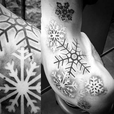 100 Stunning Snowflake Tattoo Designs For Men 2023 Guide