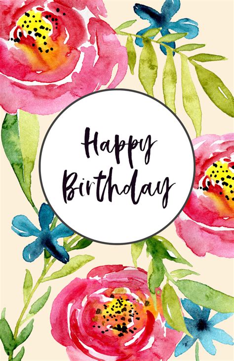 1000 S Of Premium Printable Birthday Cards Free