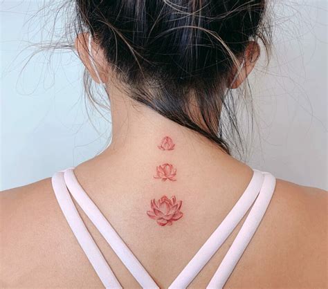 101 Best Lotus Flower Neck Tattoos That Will Blow Your Mind