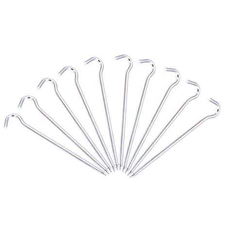 10Pcs 17 5Cm Beach Tent Peg Camping Tent Peg Outdoor Camping Hiking Aluminum Tent Pegs Stakes