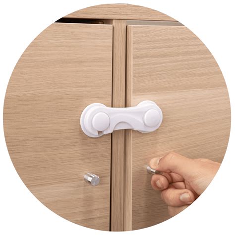 10Pcs Child Safety Cabinet Locks Baby Proofing Cabinets Lock Drawers