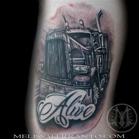 11 Best Semi Tattoo Images Truck Tattoo Semi Trucks Trucks