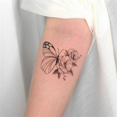 11 Butterfly Tattoo With Flowers Ideas That Will Blow Your Mind