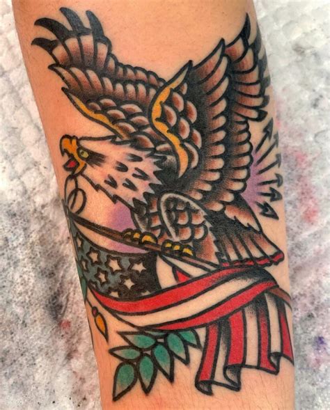 11 Flag And Eagle Tattoo Ideas That Will Blow Your Mind