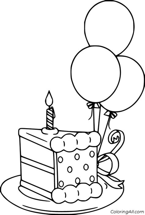 11 Free Printable Birthday Balloon Coloring Pages In Vector Format