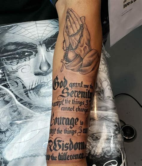 11 Serenity Prayer Tattoo Ideas You Have To See To Believe