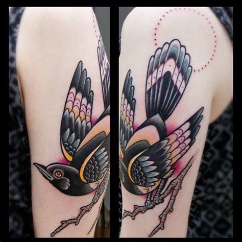 11 Tasteful Magpie Tattoos Magpie Tattoo Tattoos Tattoo Drawings