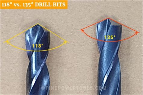 118 Vs 135 Drill Bit Point Angles Explained With Pics