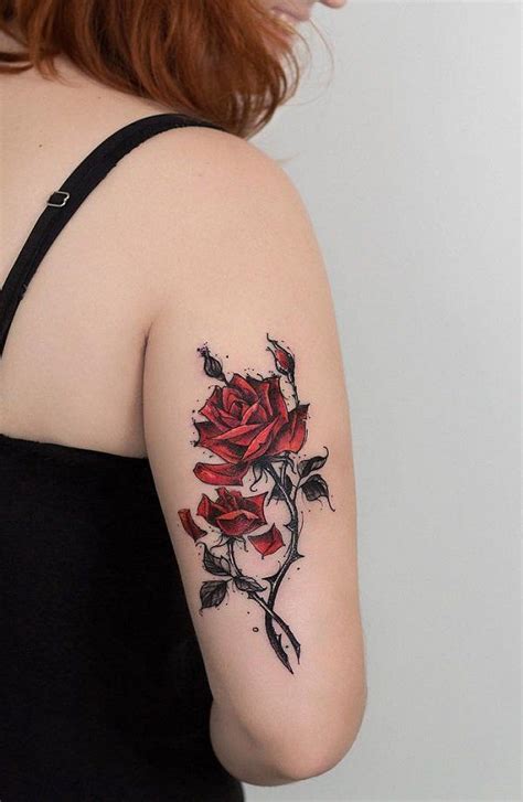 120 Meaningful Rose Tattoo Designs Cuded