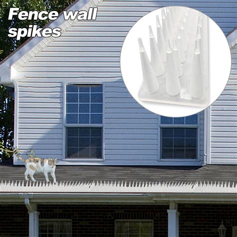 12Pcs Pack Fence Wall Spikes Cat Animal Repellent Grandado