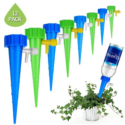 12Pcs Self Watering Adjustable Stakes Device Plant Automatic Watering