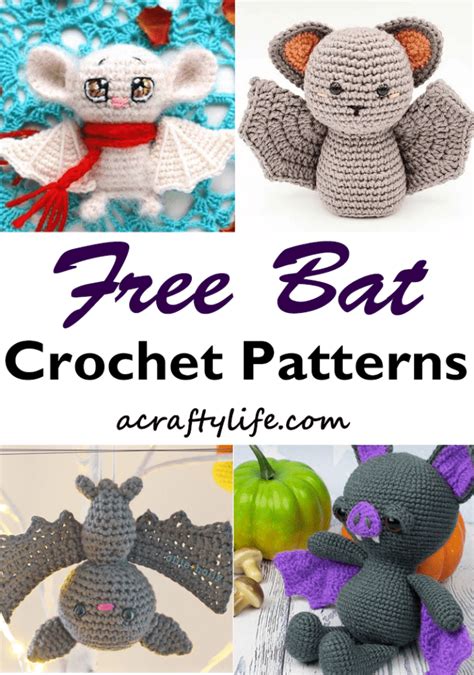 13 Crochet Bat Patterns Free To Make Halloween Fun A Crafty Life