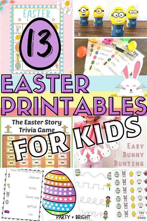 13 Fun Easter Printables For Kids Diy Holiday Activities Artofit