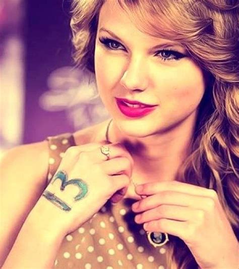 13 Tattoo Taylor Swift