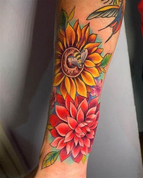 14 Feminine Sunflower Tattoo Designs Best Tattoo Zone