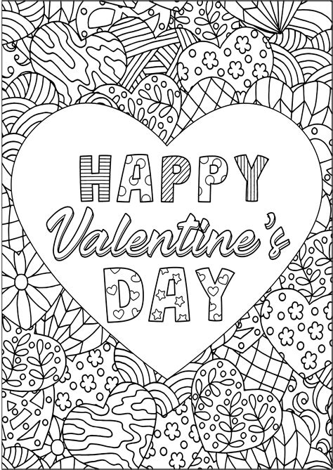 14 Free Valentine Amp 39 S Day Coloring Pages To Print For Kids