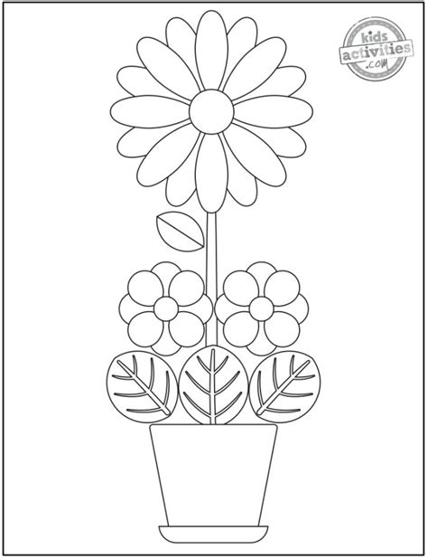 14 Original Pretty Flower Coloring Pages To Print Kids Activities Blog Print Download Some